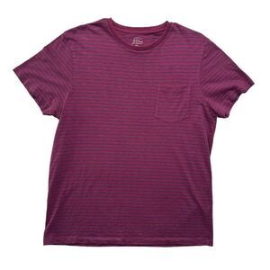 J. Crew Pocket Shirt Men's Size XL Maroon Casual Pocket Tee Top‎ T-Shirt